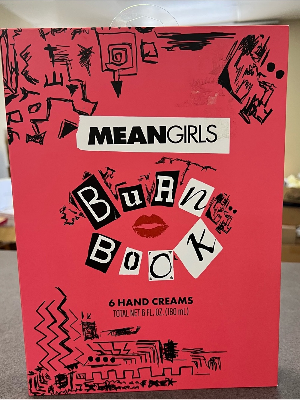 MeanGIRLS Burn Book Pink Hand Cream Set - 6-Pack